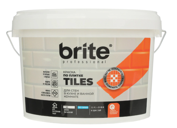 Краска по плитке акриловая