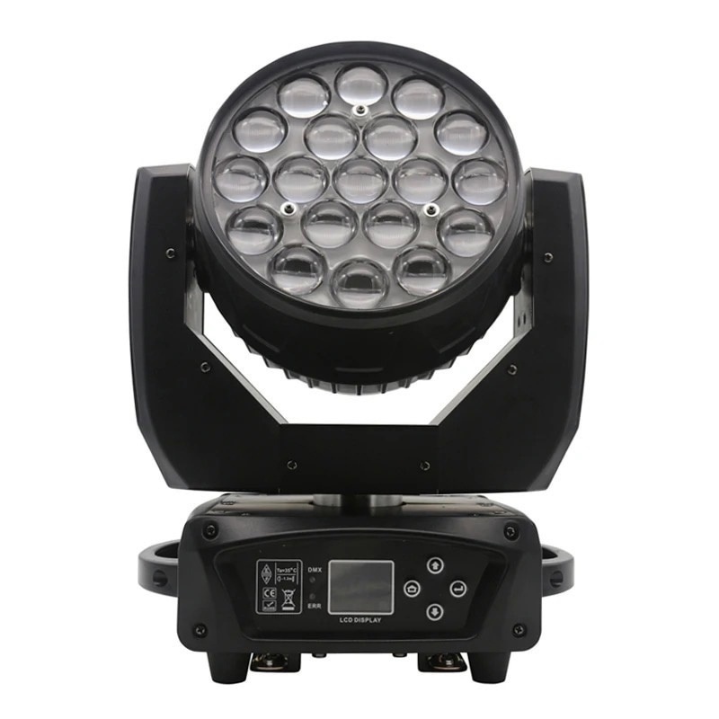 Поворотные световые приборы LED Wash 19x15W RGBW Zoom