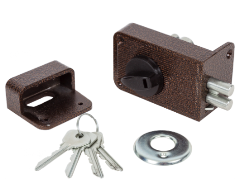 Замок накладной Зенит-ЗН-2-3 цвет медь