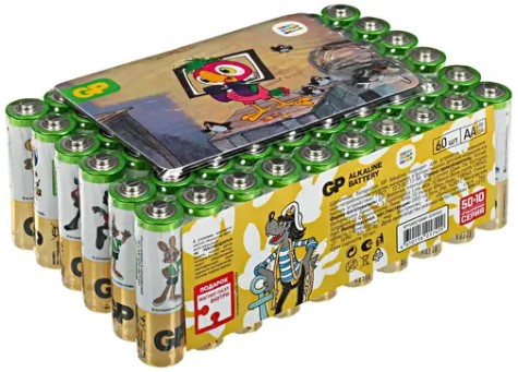 Батарейки щелочные, АА