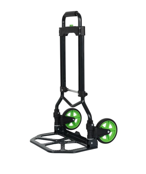 Тележка двухколесная складная телескопическая ручка грузоподъемность 70 кг сталь