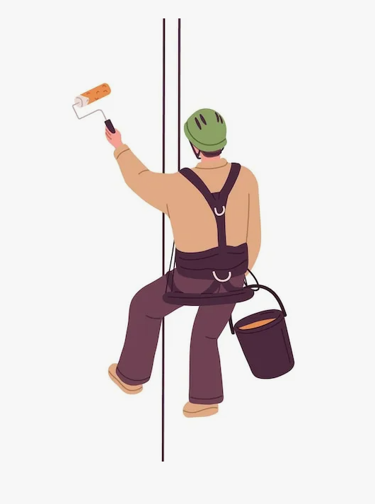 Малярные работы отчистных сооружений (альпинист)