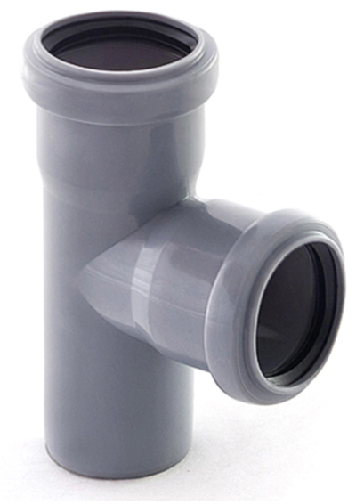 Тройник канализационный РТП d50 мм угол 90°