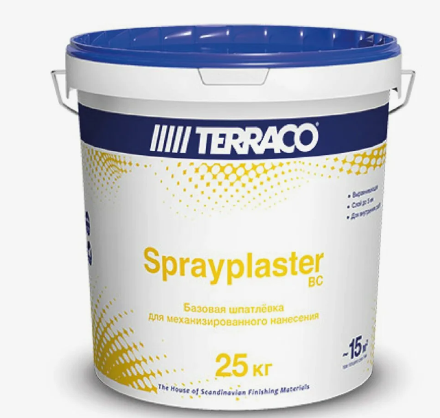 Шпатлевка база машинного нанесения ТЕРРАКО