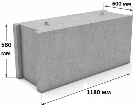 Блок ФБС 6.5.6-Т 580х500х580
