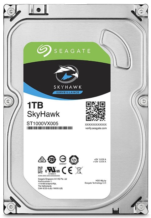 Жесткий диск SEAGATE Skyhawk ST1000VX005, 1ТB