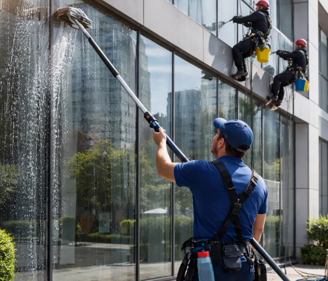 Мойка остекленения